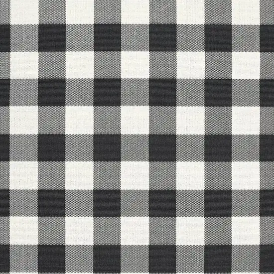 Black And Ivory Indoor Outdoor Area Rug Photo 8