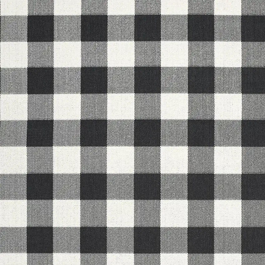 Black And Ivory Indoor Outdoor Area Rug Photo 8