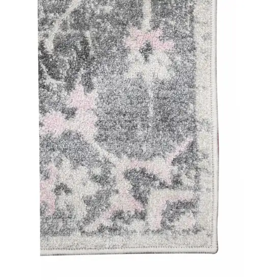 Gray And Dark Gray Area Rug Photo 4