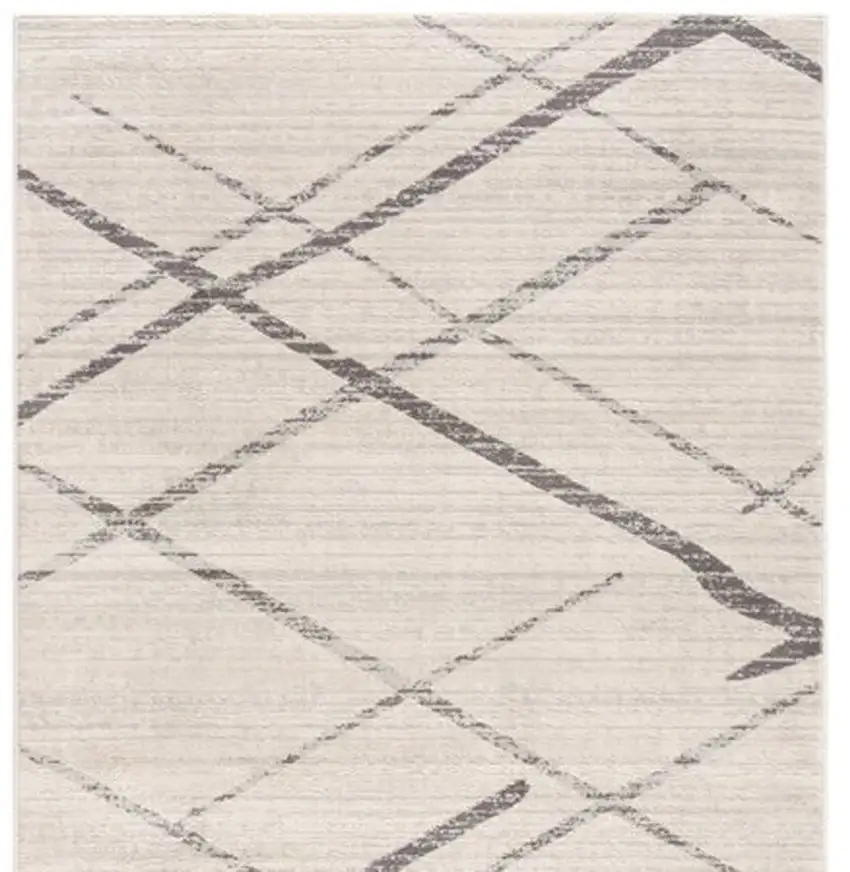 Gray Modern Abstract Pattern Area Rug Photo 4