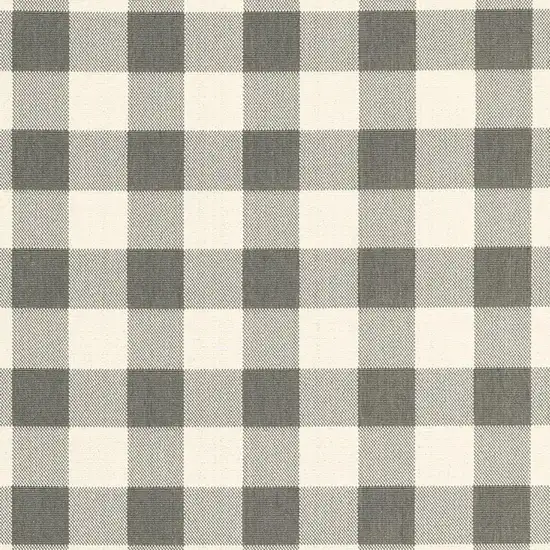 Gray And Ivory Indoor Outdoor Area Rug Photo 4