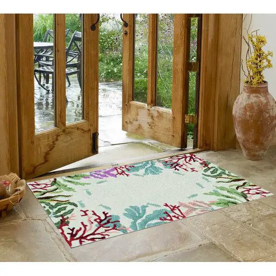 Ivory Hand Tufted Area Rug Photo 2