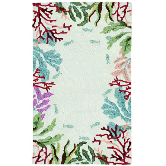 Ivory Hand Tufted Area Rug Photo 1