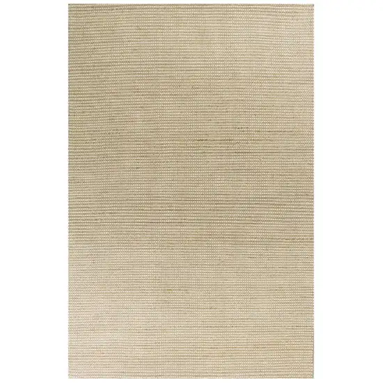 Tan And Ivory Hand Woven Area Rug Photo 1
