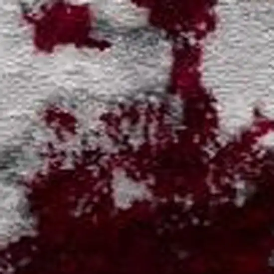 9' x 13' Red and Gray Modern Abstract Area Rug Photo 1