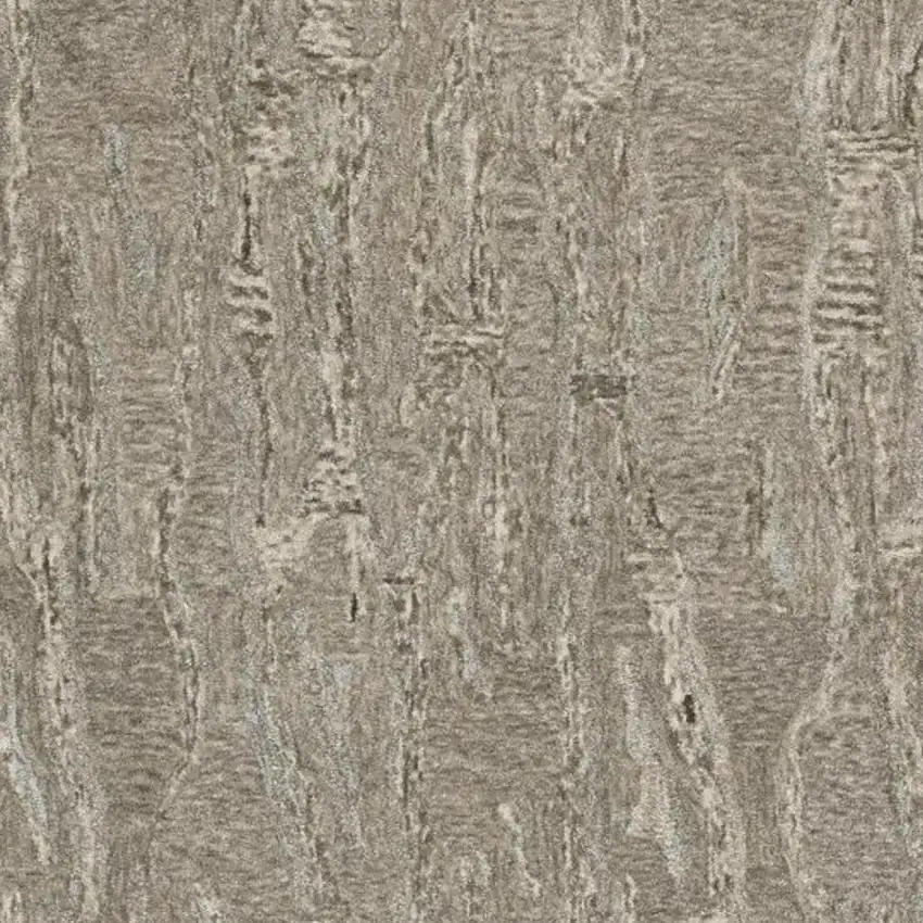 Sand And Gray Abstract Hand Tufted Area Rug Photo 6