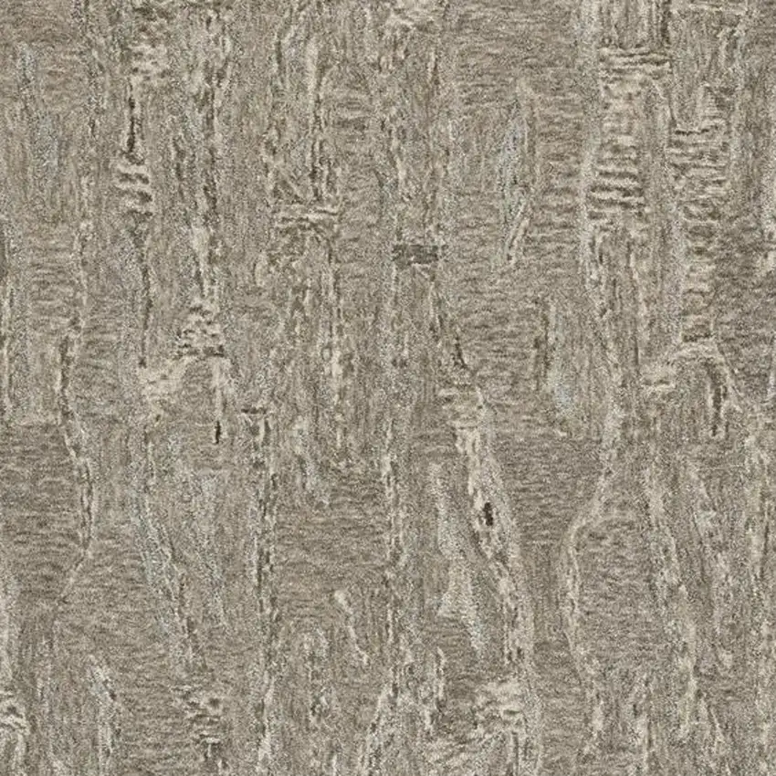 Sand And Gray Abstract Hand Tufted Area Rug Photo 7