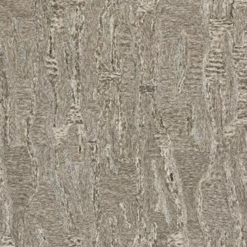 Sand And Gray Abstract Hand Tufted Area Rug Photo 3