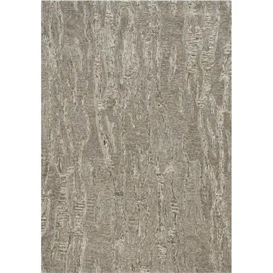 Sand And Gray Abstract Hand Tufted Area Rug Photo 5
