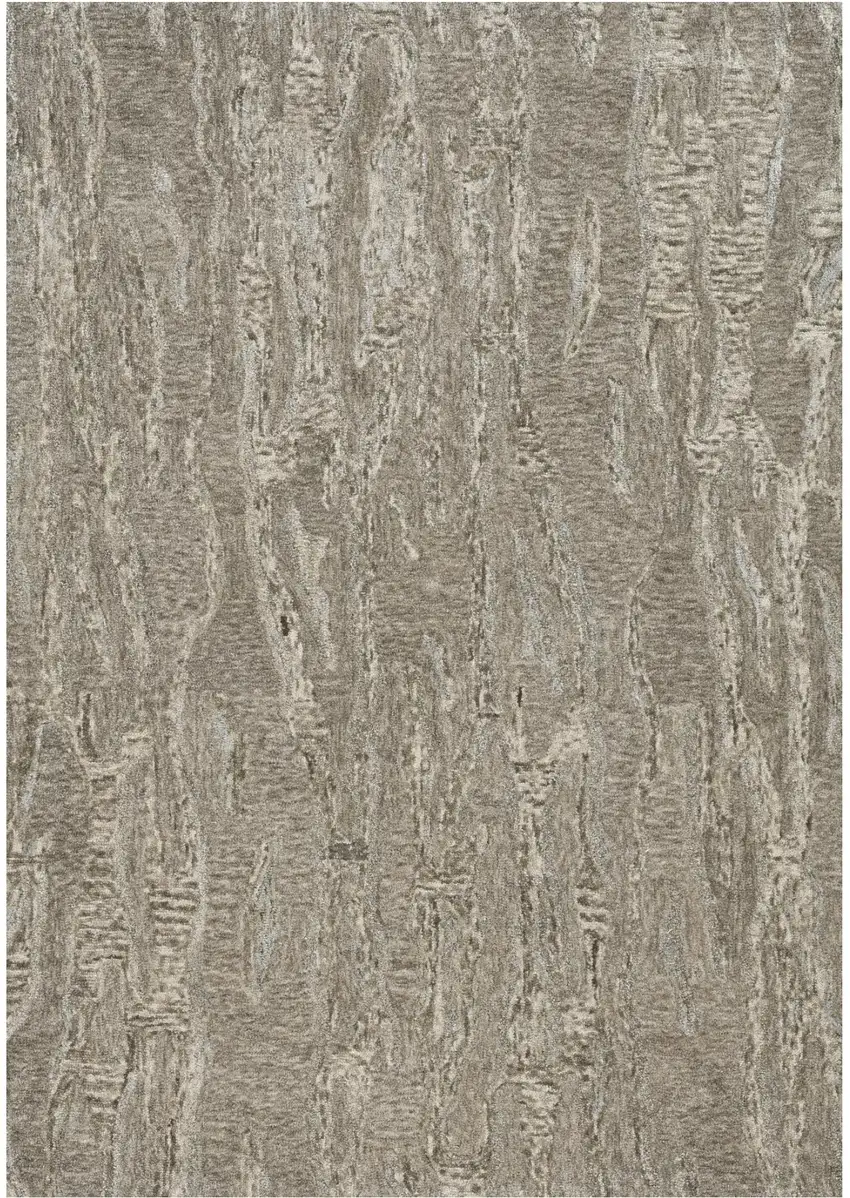 Sand And Gray Abstract Hand Tufted Area Rug Photo 5
