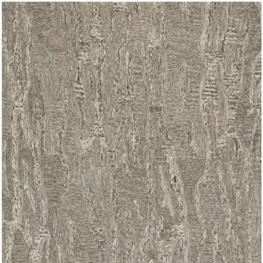 Sand And Gray Abstract Hand Tufted Area Rug Photo 1