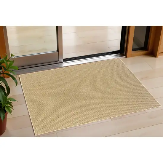 Beige Indoor Outdoor Area Rug Photo 1