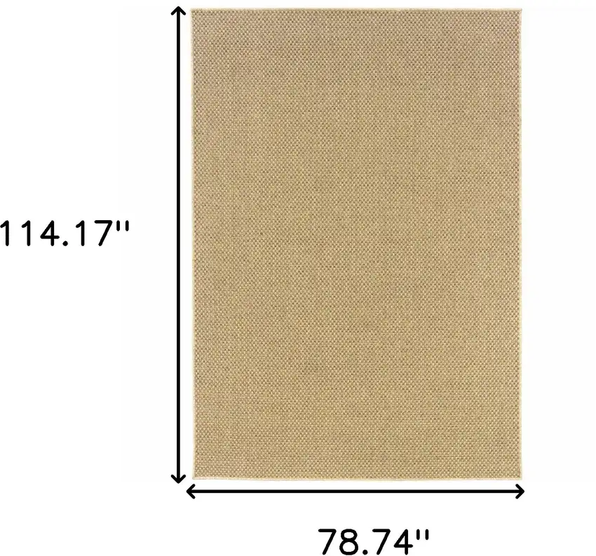 Beige Indoor Outdoor Area Rug Photo 4