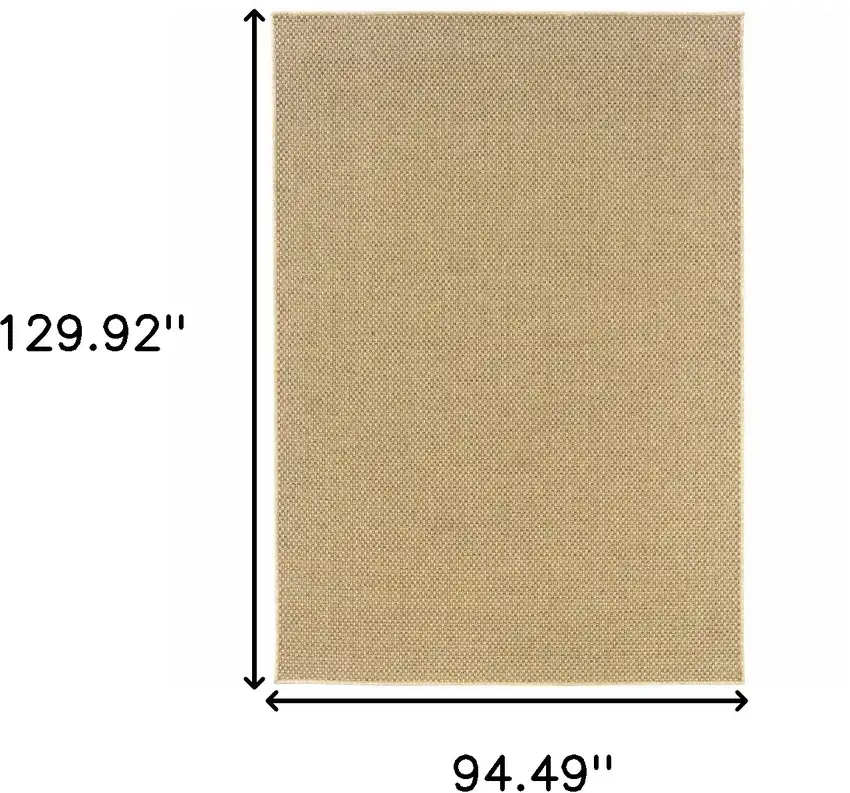 Beige Indoor Outdoor Area Rug Photo 4