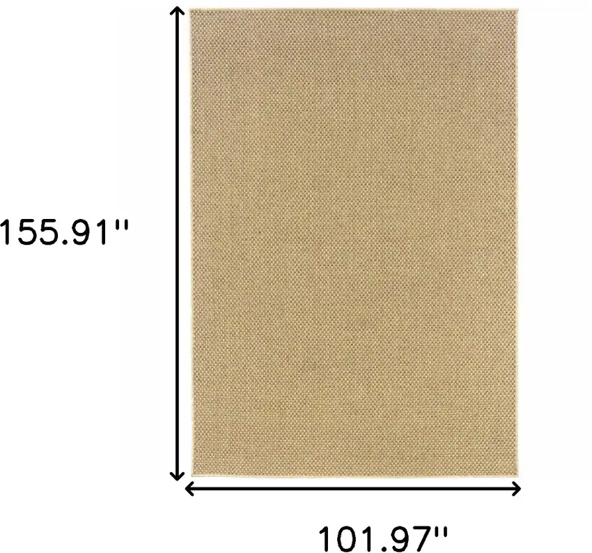 Beige Indoor Outdoor Area Rug Photo 3
