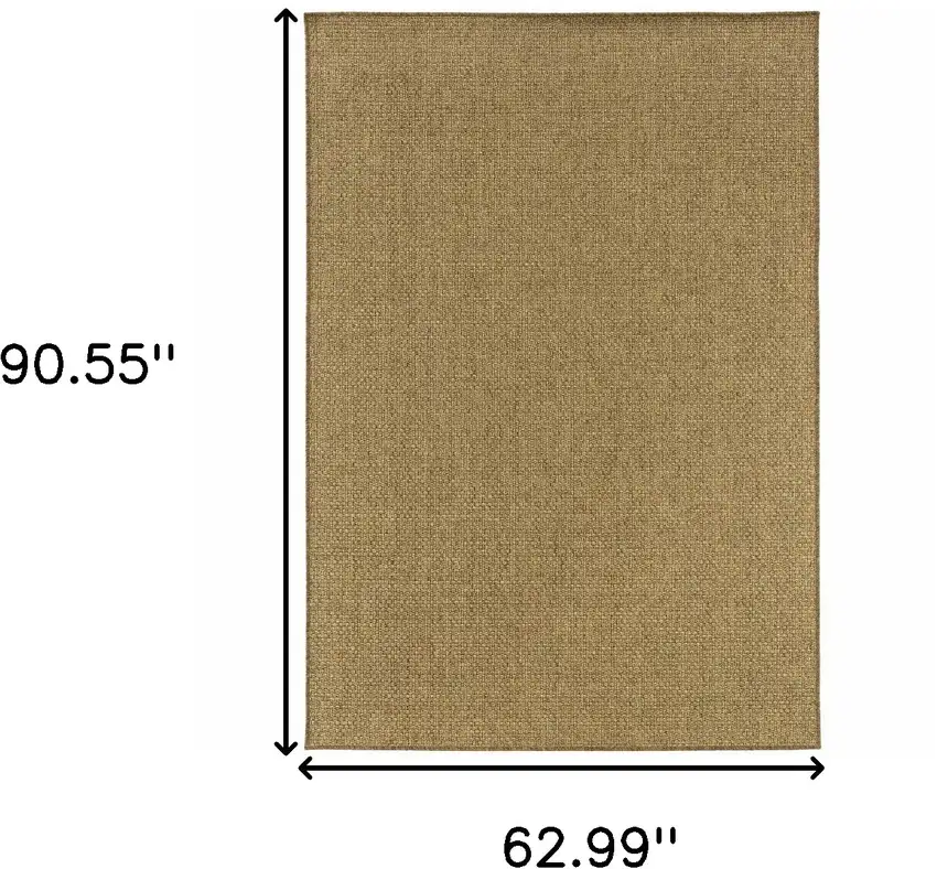 Tan Indoor Outdoor Area Rug Photo 3