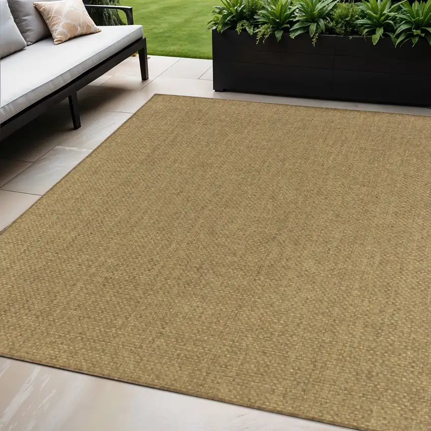 Tan Indoor Outdoor Area Rug Photo 1