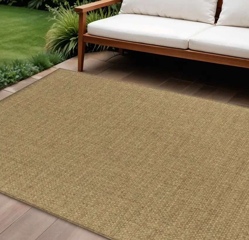 Tan Indoor Outdoor Area Rug Photo 1