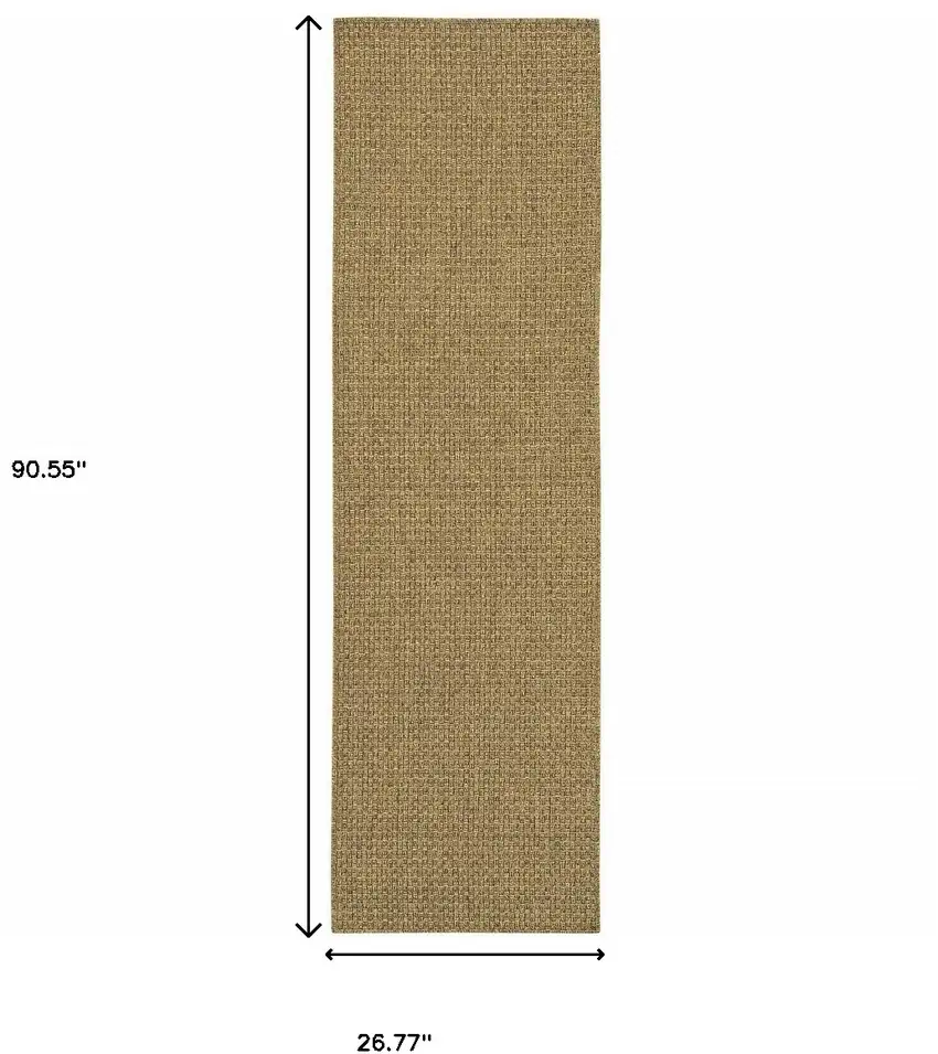 Tan Indoor Outdoor Area Rug Photo 9
