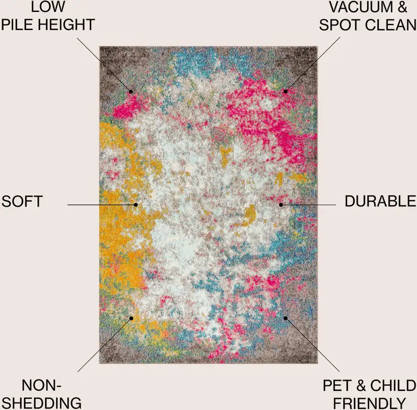 Abstract Area Rug Photo 9