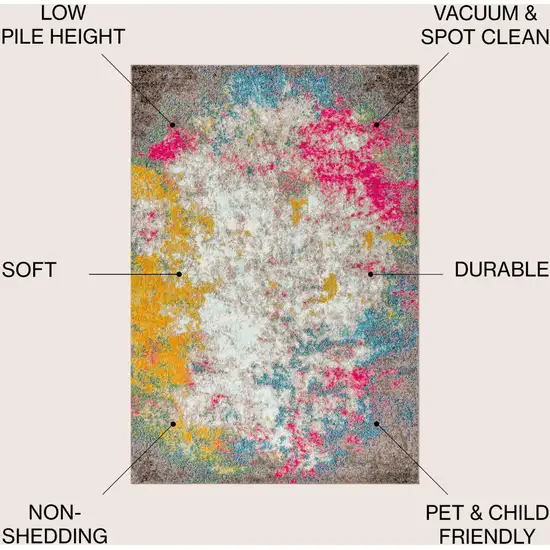 Abstract Area Rug Photo 9