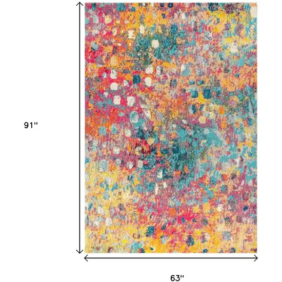 Abstract Area Rug Photo 8