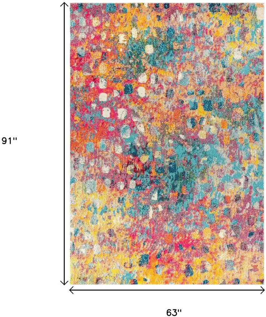 Abstract Area Rug Photo 8