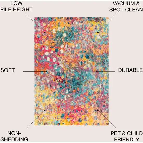 Abstract Area Rug Photo 9