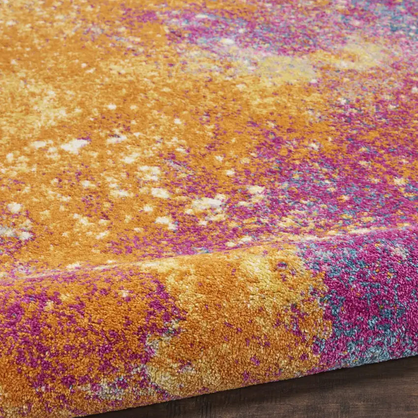 Sunset Abstract Power Loom Area Rug Photo 6