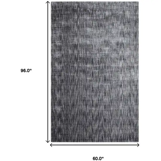 Abstract Handmade Stain Resistant Area Rug Photo 5