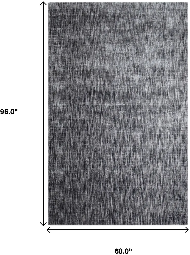 Abstract Handmade Stain Resistant Area Rug Photo 5