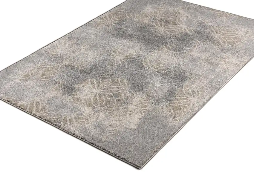 Abstract Power Loom Stain Resistant Area Rug Photo 6