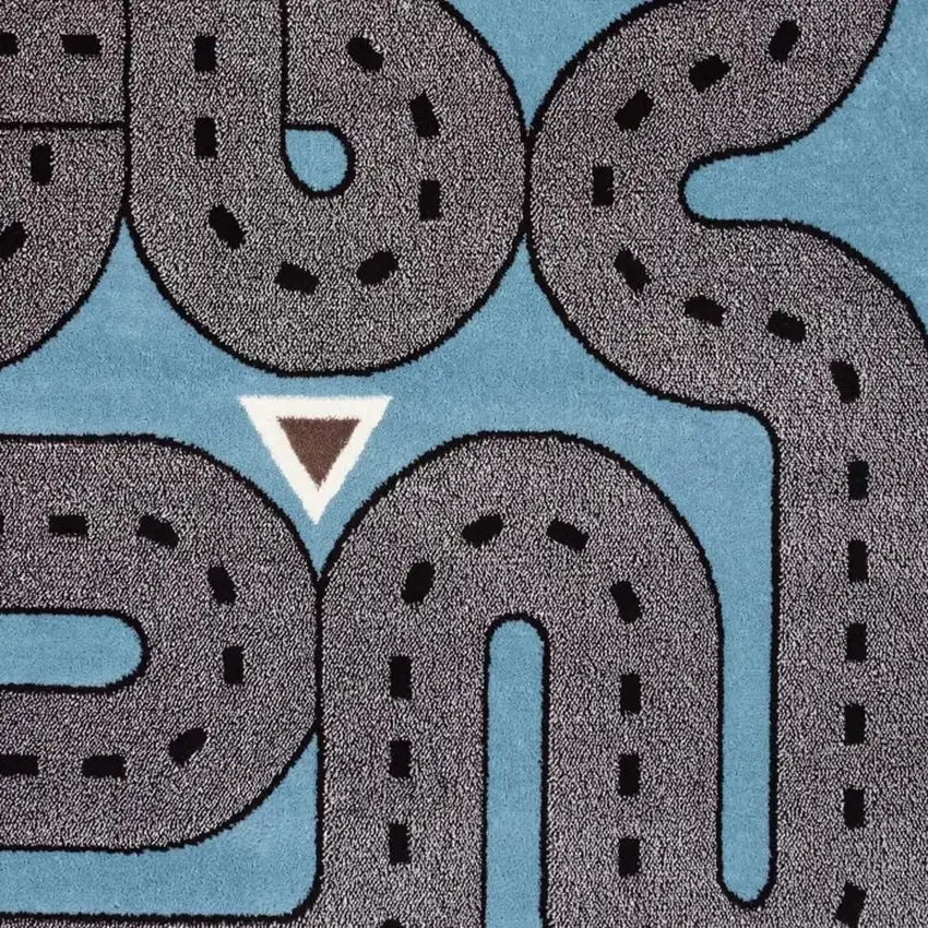 Blue Transportation Youthful Washable Area Rug Photo 3