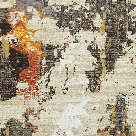 Beige And Black Area Rug Photo 4