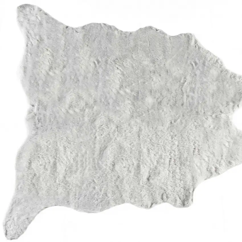 Grey Animal Print Area Rug Photo 3