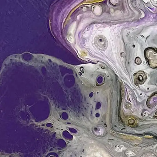 Amethyst Ivory And Gold Abstract Washable Indoor Outdoor Area Rug Photo 6