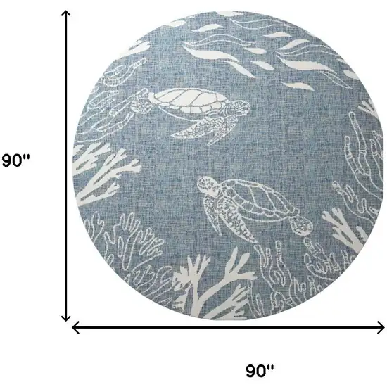 Animal Print Round Rug Photo 3