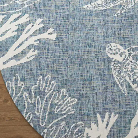 Animal Print Round Rug Photo 5