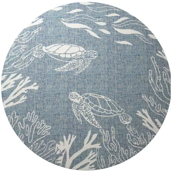 Animal Print Round Rug Photo 2