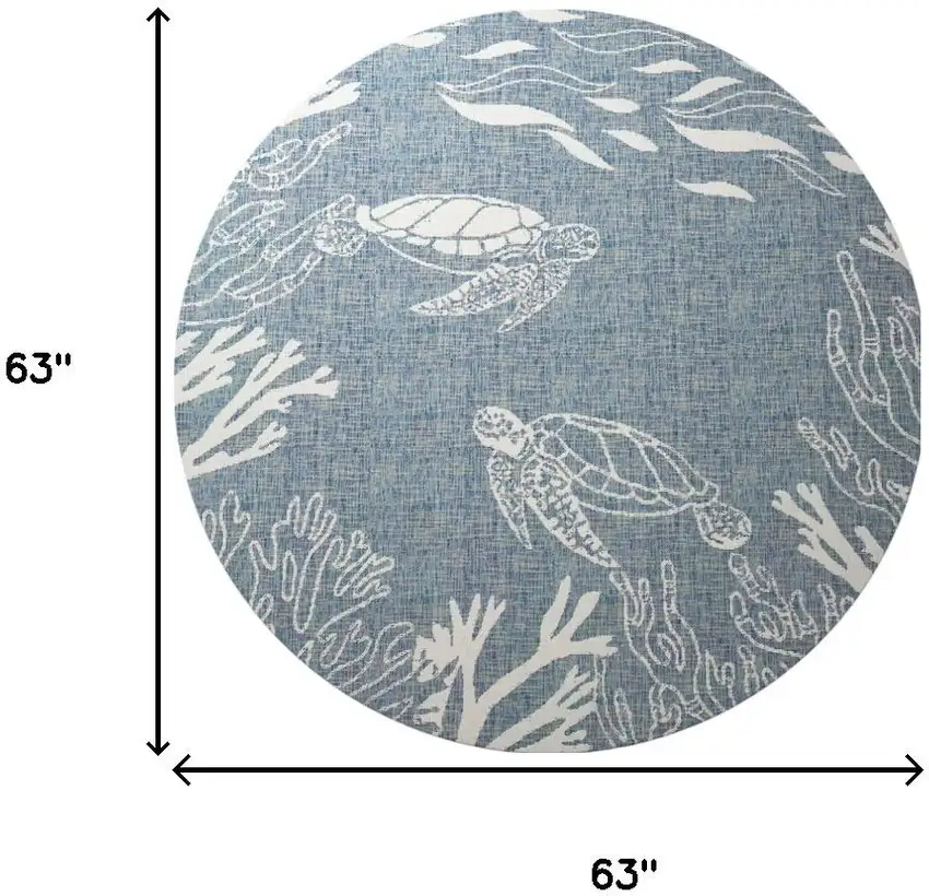 Animal Print Round Rug Photo 3