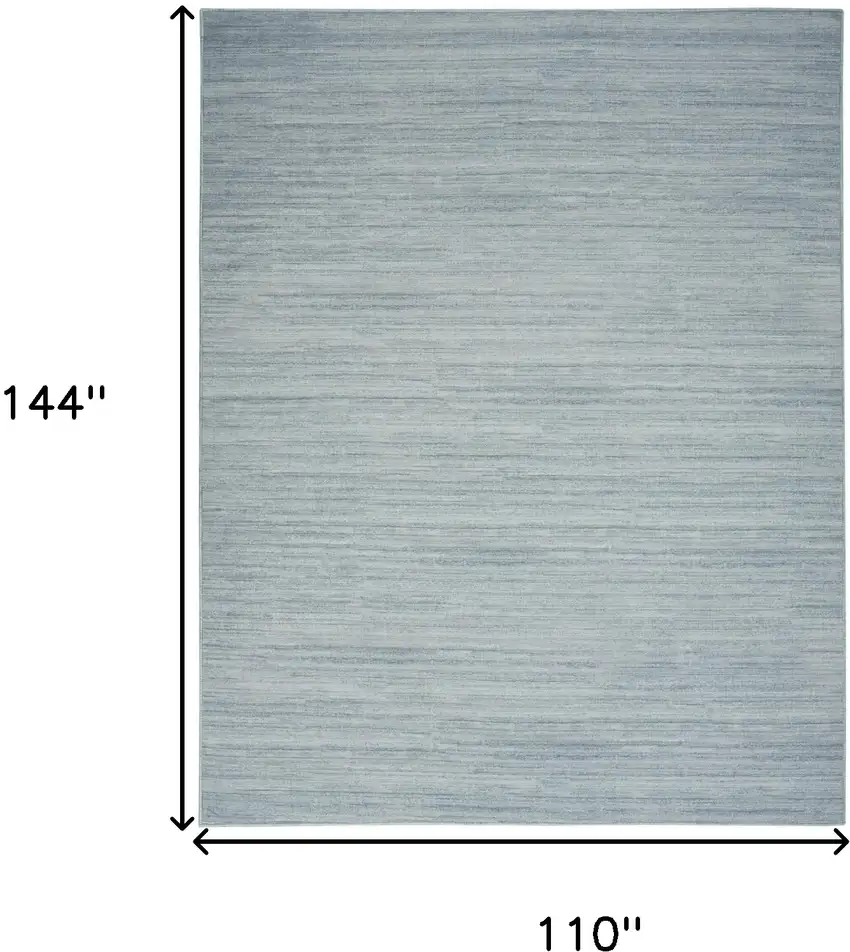 Aqua Abstract Washable Area Rug Photo 3