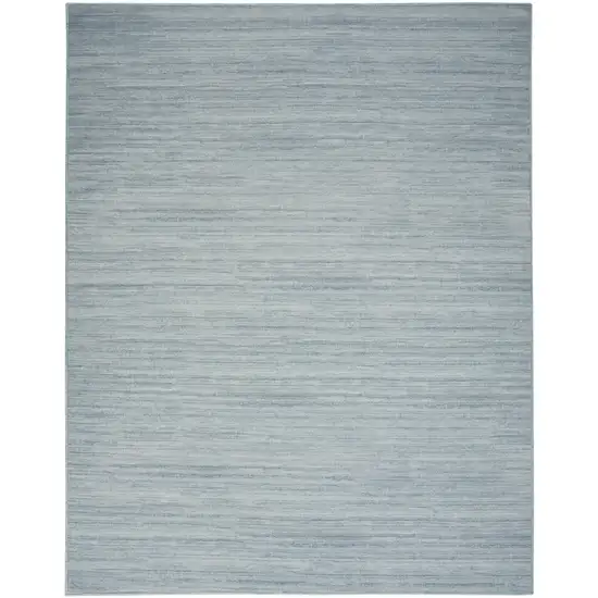 Aqua Abstract Washable Area Rug Photo 1