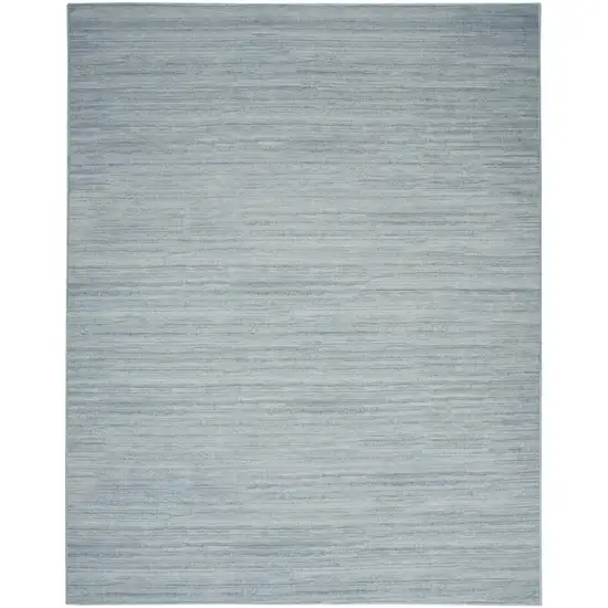 Aqua Abstract Washable Area Rug Photo 5