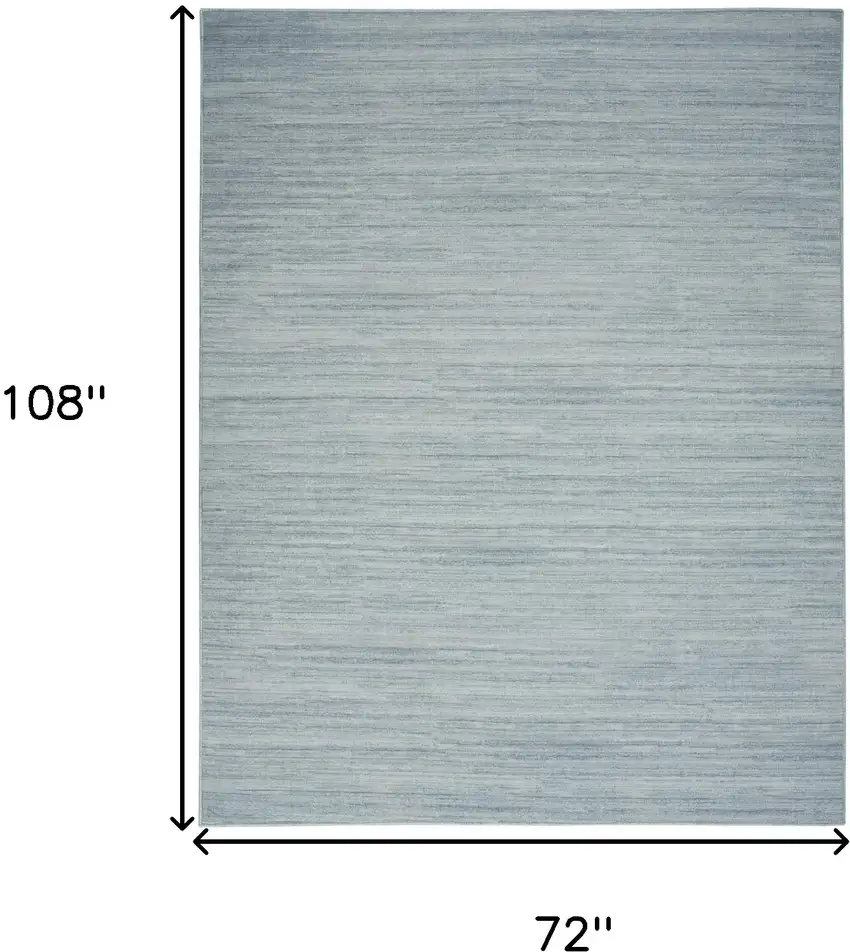 Aqua Abstract Washable Area Rug Photo 3