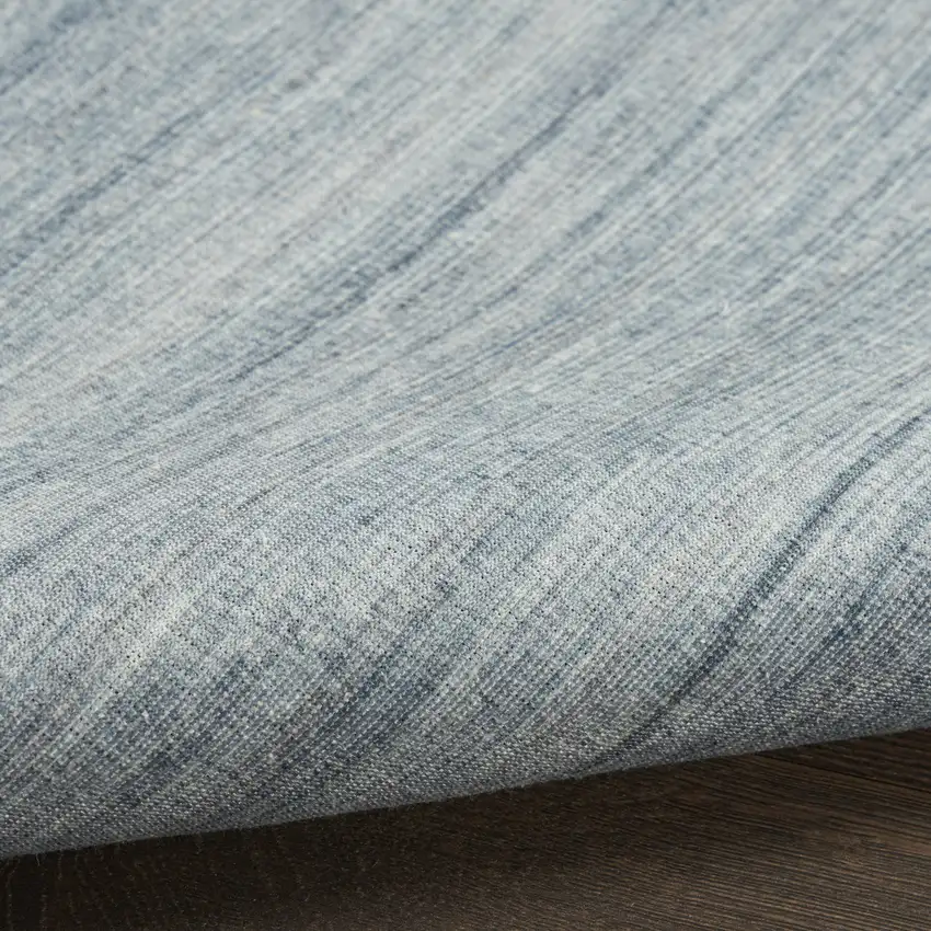 Aqua Abstract Washable Area Rug Photo 7