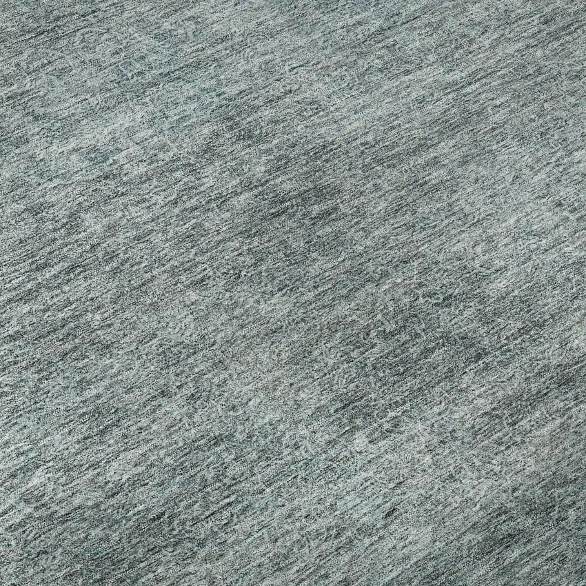 Aqua And Beige Abstract Washable Area Rug With UV Protection Photo 1