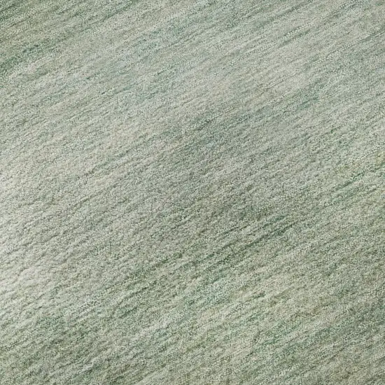 Aqua And Beige Striped Washable Area Rug With UV Protection Photo 9