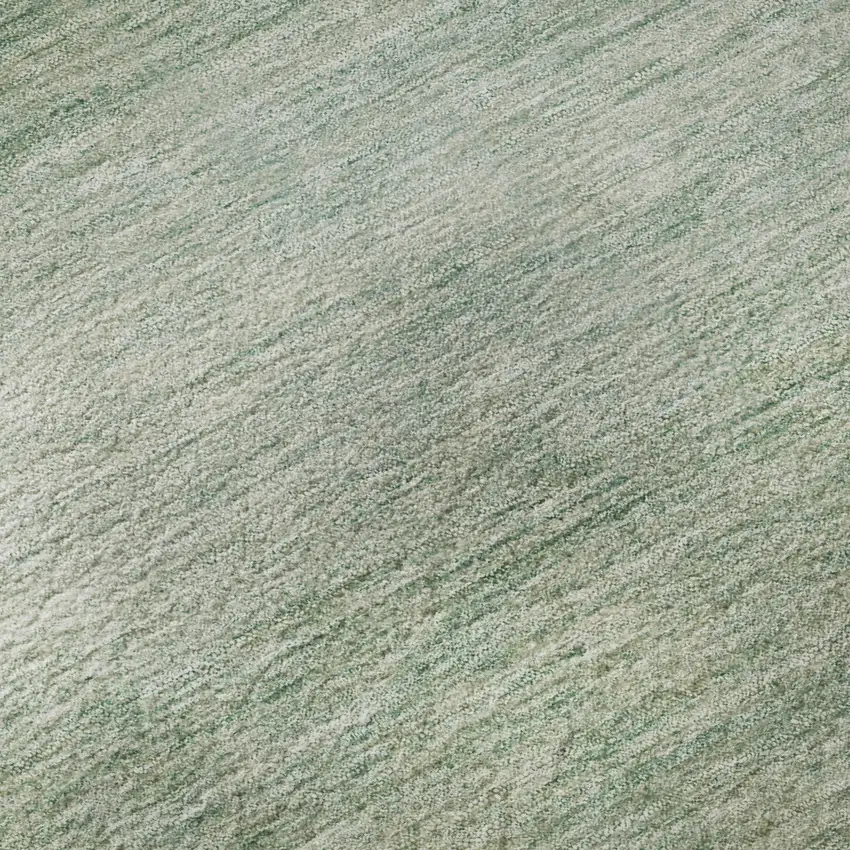 Aqua And Beige Striped Washable Area Rug With UV Protection Photo 8