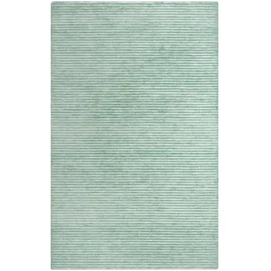 Aqua And Blue Hand Tufted Area Rug Photo 1
