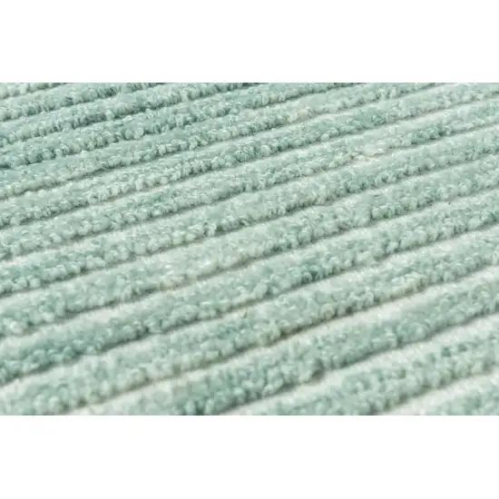 Aqua And Blue Hand Tufted Area Rug Photo 3